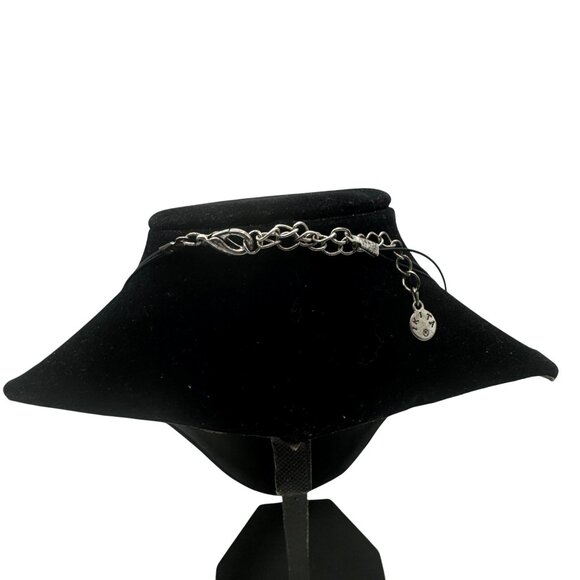 Colorful Multistrand Necklace With Enameled Silver-Toned Beads By Ikita - Picture 5 of 6